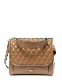 Medium Leather Ninon Matelass� Crossbody Bag LANCEL
