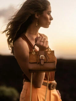 Small Leather Crossbody Bag Nomade ETRIER