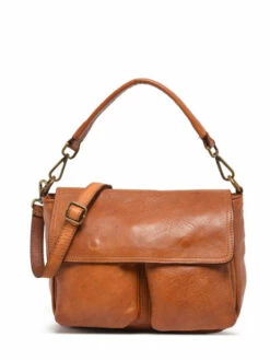 Shoulder Bag Dewashed Leather MILANO