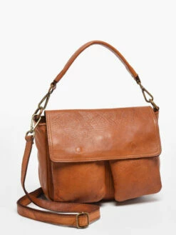 Shoulder Bag Dewashed Leather MILANO -Sacs Soldes Magasin 969013