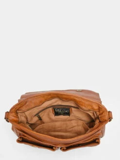 Shoulder Bag Dewashed Leather MILANO -Sacs Soldes Magasin 969014