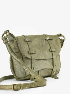 Shoulder Bag Vintage Leather MILA LOUISE -Sacs Soldes Magasin 970842