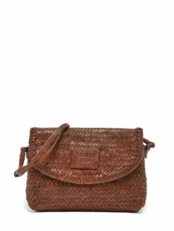Cross Body Tas Goa Leather BASILIC PEPPER