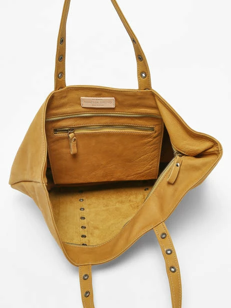 Suede Leather Zipped Cabas VANESSA BRUNO 4 Suede Leather Zipped Cabas VANESSA BRUNO – Image 4