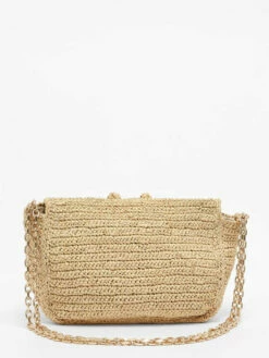 Crossbody Bag Raphia Straw GERARD DAREL -Sacs Soldes Magasin 975575