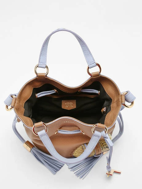 Small Leather Premier Flirt Python Bucket Bag LANCEL 5 Small Leather Premier Flirt Python Bucket Bag LANCEL – Image 5