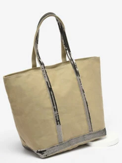 Zipped Shoulder Bag Le Cabas Sequins VANESSA BRUNO -Sacs Soldes Magasin 981395