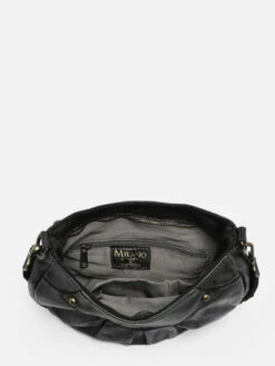 Hobo Bag Dewashed Leather MILANO -Sacs Soldes Magasin 982556