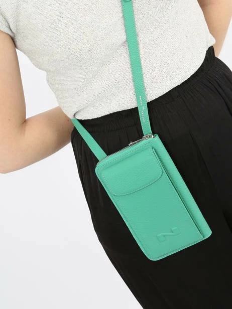 Leather Pocket Phone Pouch NATHAN BAUME 2 Leather Pocket Phone Pouch NATHAN BAUME – Image 2