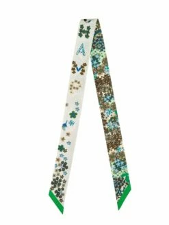 Silk Ribbon 5x120 Collier De Fleurs LONGCHAMP