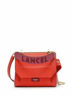 Small Leather Ninon Crossbody Bag LANCEL