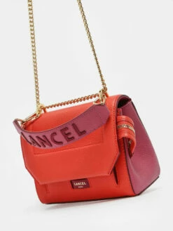 Small Leather Ninon Crossbody Bag LANCEL -Sacs Soldes Magasin 993414