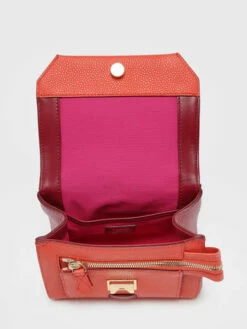 Small Leather Ninon Crossbody Bag LANCEL -Sacs Soldes Magasin 993415