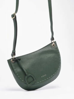 Medium Leather Shoulder Bag Tradition ETRIER -Sacs Soldes Magasin 994852