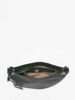 Medium Leather Shoulder Bag Tradition ETRIER -Sacs Soldes Magasin 994853