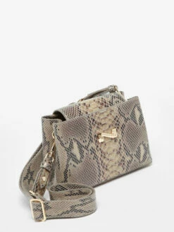 Leather Poppy Python Crossbody Bag NATHAN BAUME -Sacs Soldes Magasin 996770