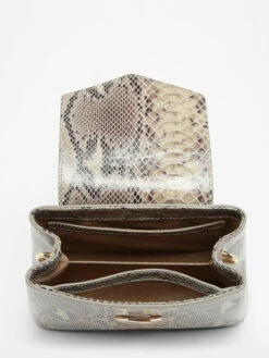 Leather Poppy Python Crossbody Bag NATHAN BAUME -Sacs Soldes Magasin 996771