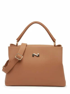 Leather Violet Top-handle Bag NATHAN BAUME