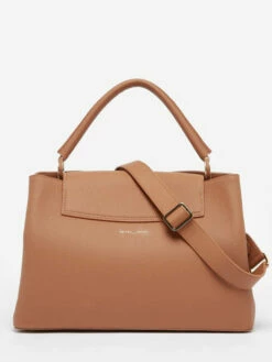 Leather Violet Top-handle Bag NATHAN BAUME -Sacs Soldes Magasin 996795