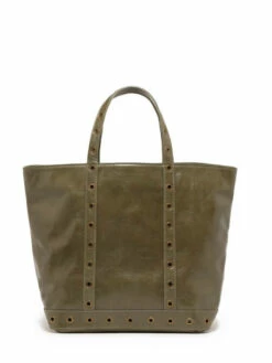 Medium Leather Cabas Tote Bag VANESSA BRUNO