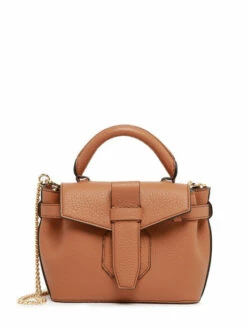 Leather Mini Charlie Crossbody Bag LANCEL