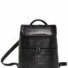 Leather Backpack Croco Block LONGCHAMP